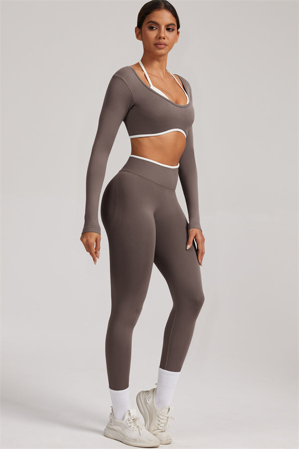 The Elevate New Long Sleeve Crop top