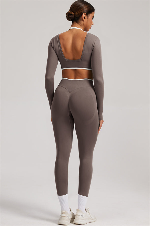 The Elevate New Long Sleeve Crop top