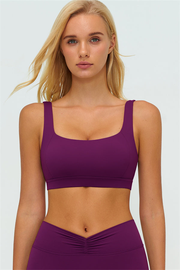 The Lushness V-Back Sports Bra Flared Leggings 2-Piece Set