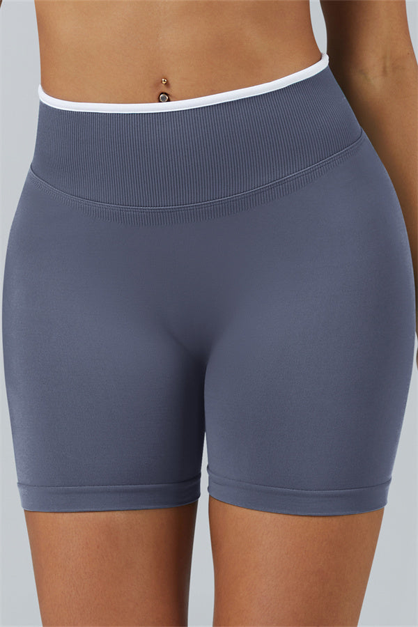 The Elevate Long Sleeve Crop top Shorts 2-Piece Set
