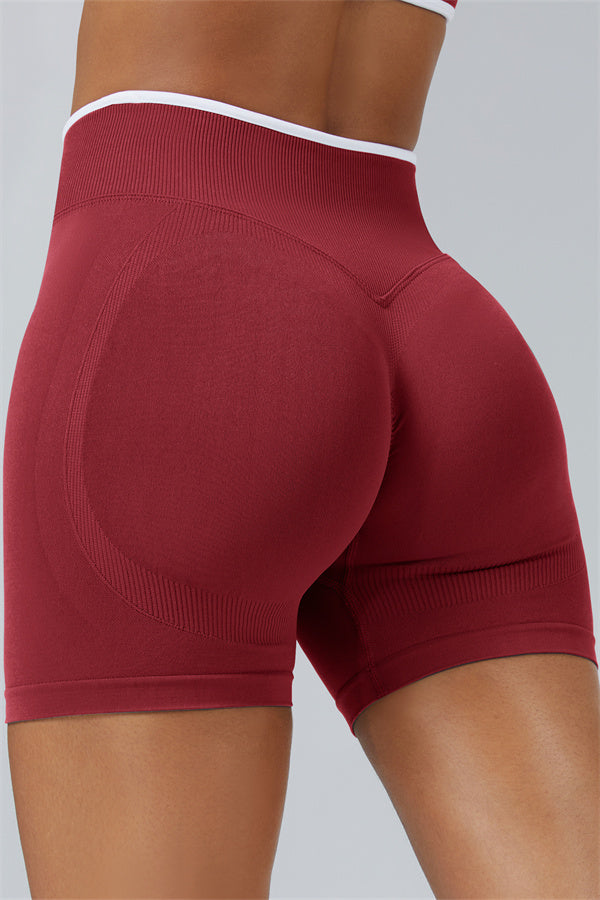 The Elevate Long Sleeve Crop top Shorts 2-Piece Set