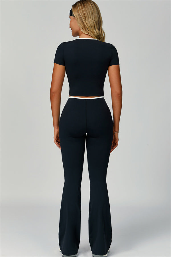 The Skyline Flared Tie Leggings