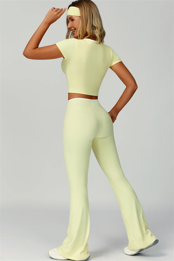 The Skyline Flared Tie Leggings