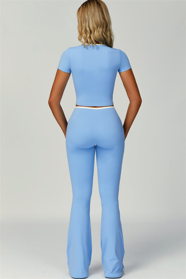 The Skyline Flared Tie Leggings