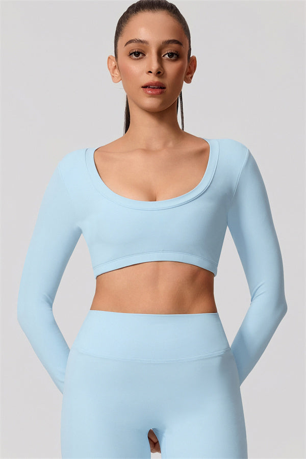 The Nestle Long Sleeve Crop Top