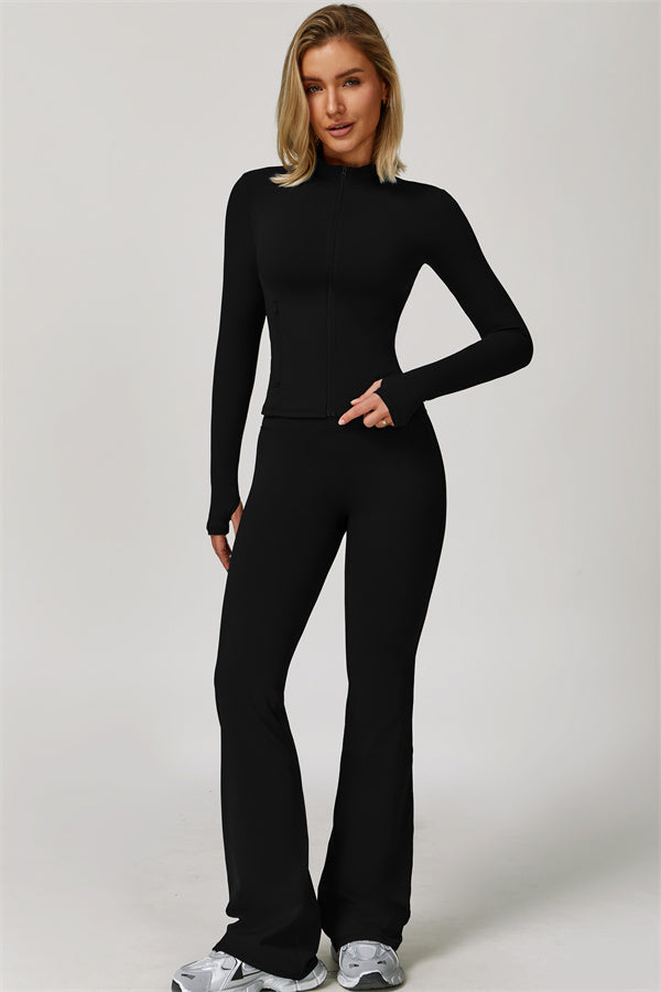 The Refresh Jacket Flared Leggings 2-Piece Set